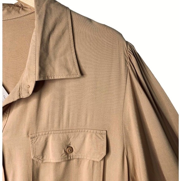 The Drop x Cellajaneblog Praline Gathered Waist Mini Shirt Dress Womens 2X NWT - Picture 9 of 15